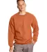 F260 Hanes® Ultimate Cotton® Sweatshirt Pumpkin front view