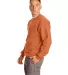 F260 Hanes® Ultimate Cotton® Sweatshirt Pumpkin side view