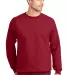 F260 Hanes® Ultimate Cotton® Sweatshirt Deep Red front view