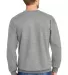 F260 Hanes® Ultimate Cotton® Sweatshirt Light Steel back view