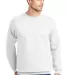 F260 Hanes® Ultimate Cotton® Sweatshirt White front view