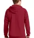 F280 Hanes® PrintPro®XP™ Ultimate Cotton® Ful Deep Red back view