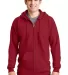 F280 Hanes® PrintPro®XP™ Ultimate Cotton® Ful Deep Red front view