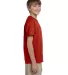 5370 Hanes® Heavyweight 50/50 Youth T-shirt Deep Red side view