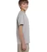 5370 Hanes® Heavyweight 50/50 Youth T-shirt Light Steel side view