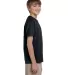 5370 Hanes® Heavyweight 50/50 Youth T-shirt Black side view
