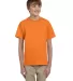 5370 Hanes® Heavyweight 50/50 Youth T-shirt Safety Orange front view