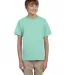5370 Hanes® Heavyweight 50/50 Youth T-shirt Clean Mint front view