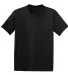 5370 Hanes® Heavyweight 50/50 Youth T-shirt Black front view