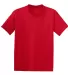 5370 Hanes® Heavyweight 50/50 Youth T-shirt Deep Red front view