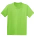 5370 Hanes® Heavyweight 50/50 Youth T-shirt Lime front view