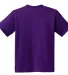 5370 Hanes® Heavyweight 50/50 Youth T-shirt Purple back view