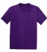 5370 Hanes® Heavyweight 50/50 Youth T-shirt Purple front view