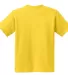 5370 Hanes® Heavyweight 50/50 Youth T-shirt Yellow back view
