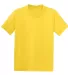 5370 Hanes® Heavyweight 50/50 Youth T-shirt Yellow front view