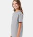 Hanes 5450 Authentic Tagless Youth T-shirt in Light steel side view