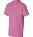 5450 Hanes® Authentic Tagless Youth T-shirt Pink side view