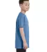 5450 Hanes® Authentic Tagless Youth T-shirt Carolina Blue side view