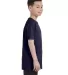 5450 Hanes® Authentic Tagless Youth T-shirt Navy side view