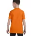 5450 Hanes® Authentic Tagless Youth T-shirt Orange back view