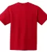 5450 Hanes® Authentic Tagless Youth T-shirt Deep Red back view