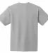 5450 Hanes® Authentic Tagless Youth T-shirt Light Steel back view