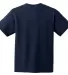 5450 Hanes® Authentic Tagless Youth T-shirt Navy back view