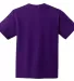 5450 Hanes® Authentic Tagless Youth T-shirt Purple back view