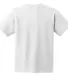 5450 Hanes® Authentic Tagless Youth T-shirt White back view