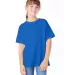 Hanes 5480 Heavyweight Youth T-shirt in Blue bell breeze front view