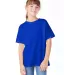 Hanes 5480 Heavyweight Youth T-shirt in Athletic royal front view