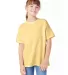 Hanes 5480 Heavyweight Youth T-shirt in Athletic gold front view
