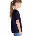 Hanes 5480 Heavyweight Youth T-shirt in Athletic navy side view
