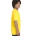 Hanes 5480 Heavyweight Youth T-shirt in Yellow side view