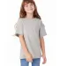 Hanes 5480 Heavyweight Youth T-shirt in Light steel front view