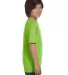 Hanes 5480 Heavyweight Youth T-shirt in Lime side view