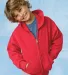P480 Hanes® PrintPro®XP™ Comfortblend® Youth Hooded Full Zip Sweatshirt Catalog catalog view