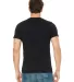 BELLA CANVAS 3001 SOFT COTTON T-SHIRT in Black back view
