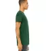 BELLA CANVAS 3001 SOFT COTTON T-SHIRT in Evergreen side view