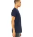 BELLA CANVAS 3001 SOFT COTTON T-SHIRT in Navy side view