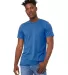 BELLA CANVAS 3001 SOFT COTTON T-SHIRT in Columbia blue front view