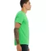 BELLA CANVAS 3001 SOFT COTTON T-SHIRT in Synthetic green side view
