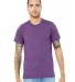 BELLA CANVAS 3001 SOFT COTTON T-SHIRT in Royal purple front view