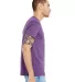 BELLA CANVAS 3001 SOFT COTTON T-SHIRT in Royal purple side view