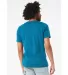 BELLA CANVAS 3001 SOFT COTTON T-SHIRT in Electric blue back view