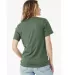 BELLA CANVAS 3001 SOFT COTTON T-SHIRT in Pine back view