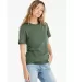BELLA CANVAS 3001 SOFT COTTON T-SHIRT in Pine side view