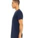 Bella Canvas 3001C Wholesale Soft Cotton Plain t s in Navy side view