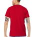 Bella Canvas 3001C Wholesale Soft Cotton Plain t s in Red back view