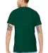 BELLA CANVAS 3001 SOFT COTTON T-SHIRT in Evergreen back view